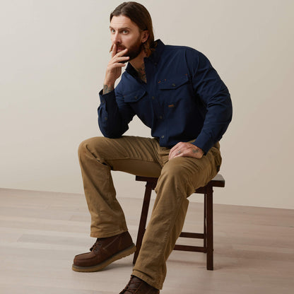 Ariat Men Rebar Made Tough VentTEK DuraStretch Work Shirt