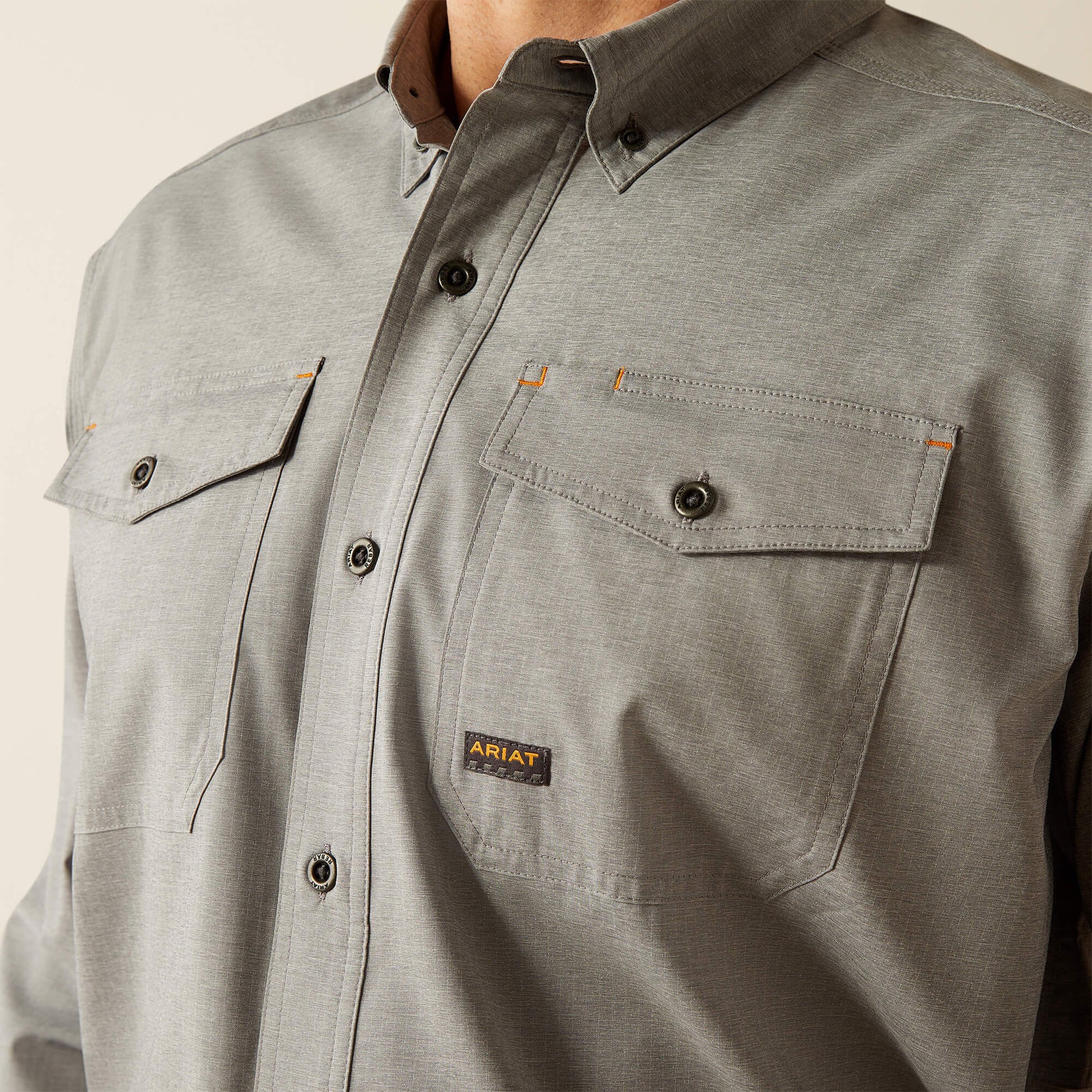 Ariat Men Rebar Made Tough VentTEK DuraStretch Work Shirt