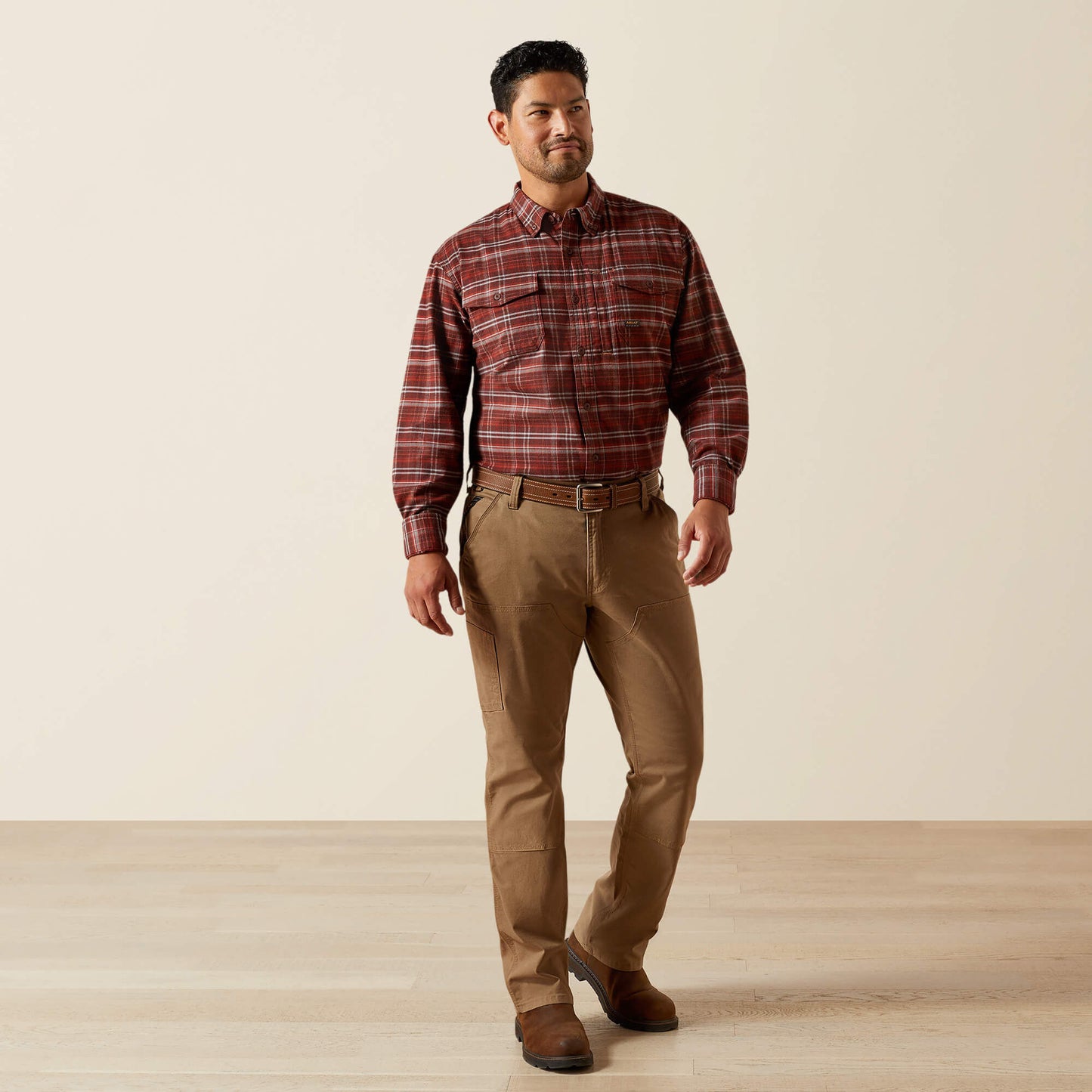 Ariat Men Rebar Flannel DuraStretch Work Shirt