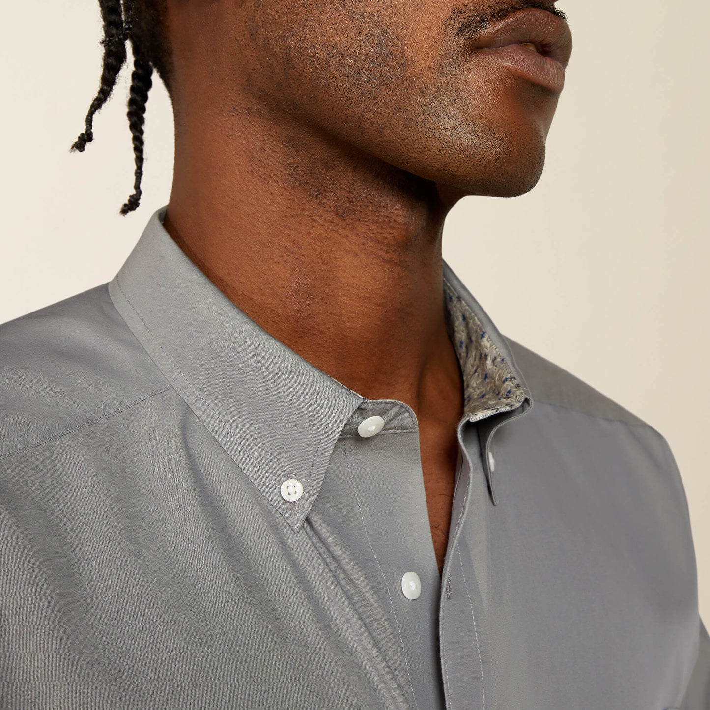 Ariat Men Wrinkle Free Solid Pinpoint Oxford Classic Fit Shirt