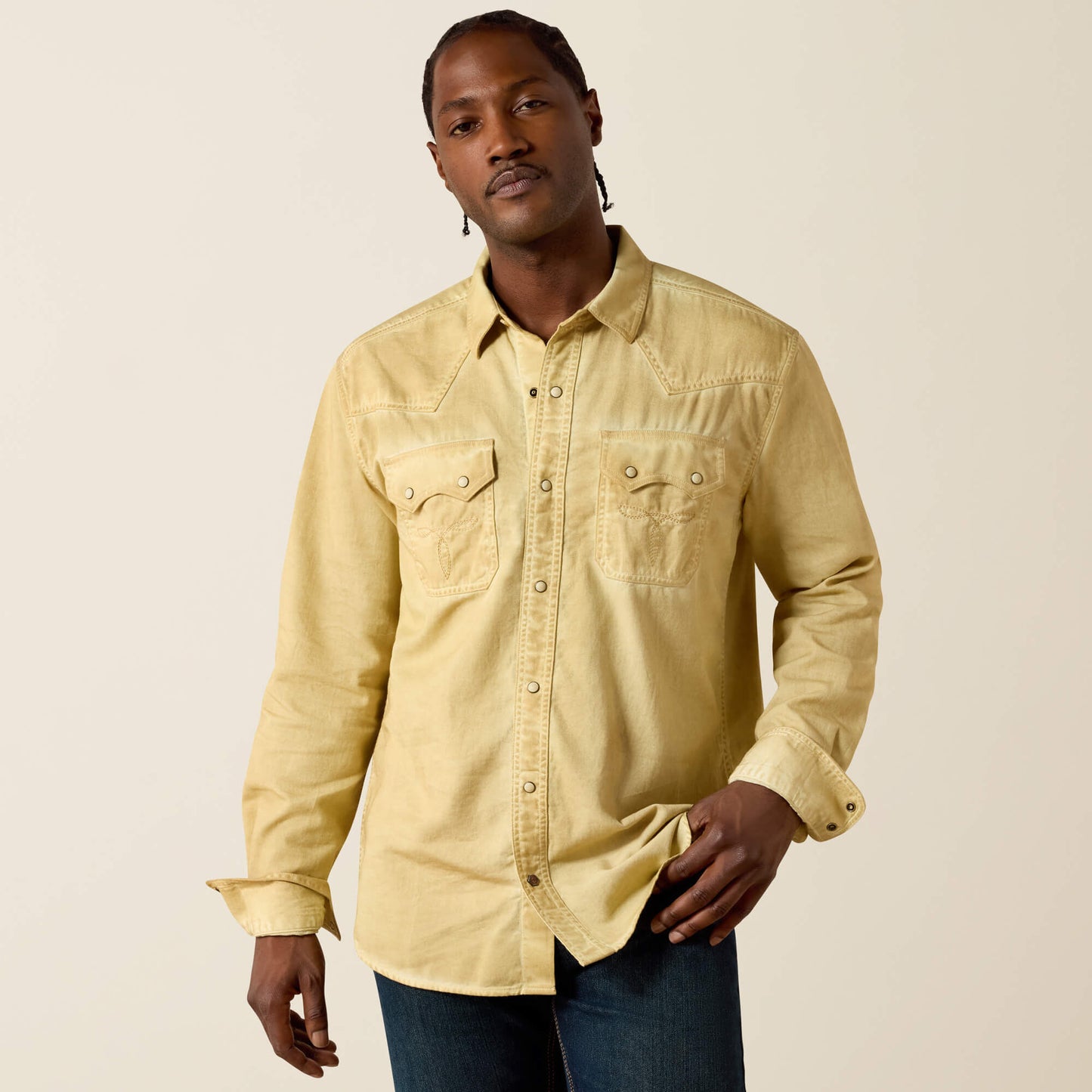 Ariat Men Retro Hartigan Fitted Snap Shirt