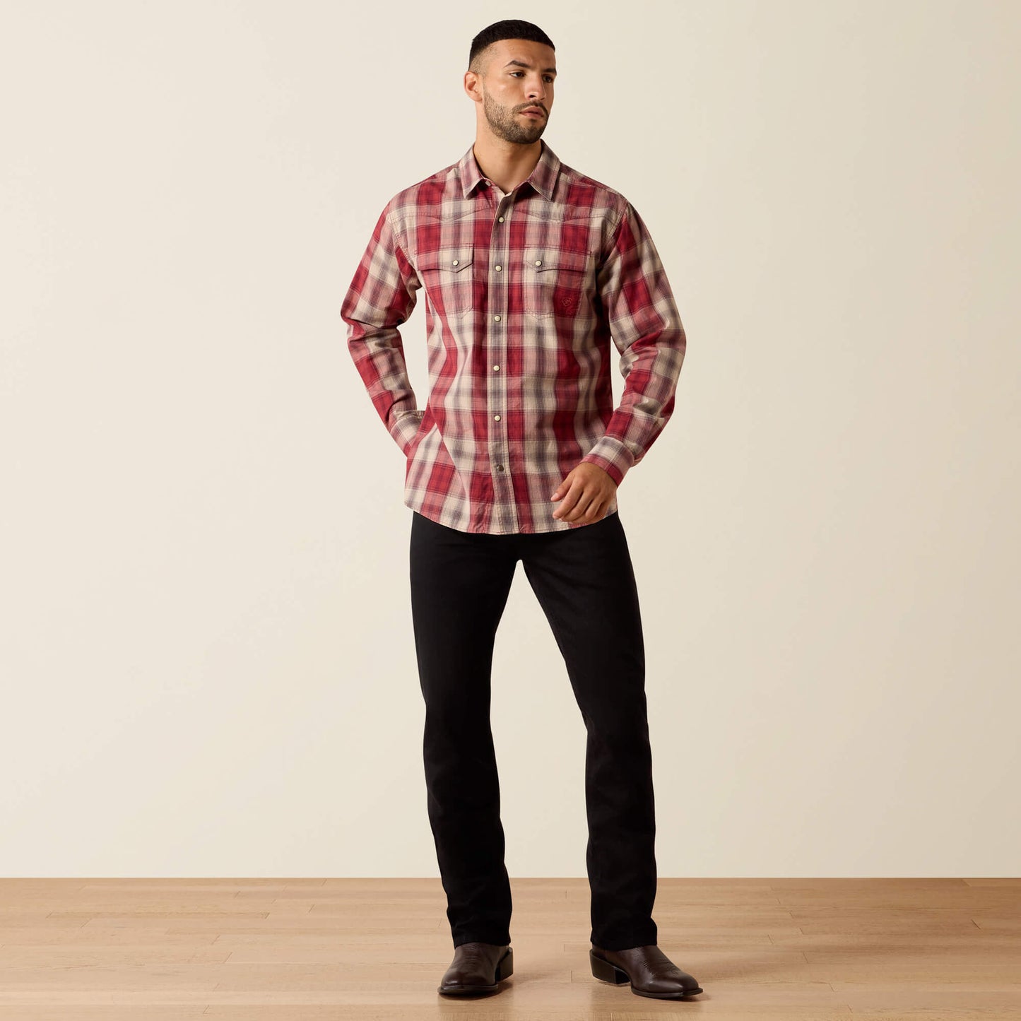 Ariat Men Retro Hawthorne Fitted Snap Shirt