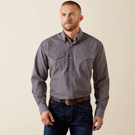 Ariat Men Wrinkle Free Adonis Classic Fit Snap Shirt