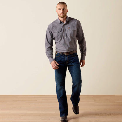 Ariat Men Wrinkle Free Adonis Classic Fit Snap Shirt