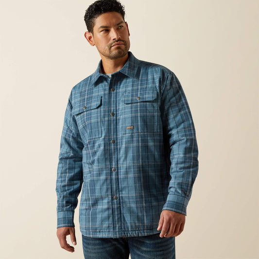 Ariat Men Rebar Flannel Insulated Shirt Jacket