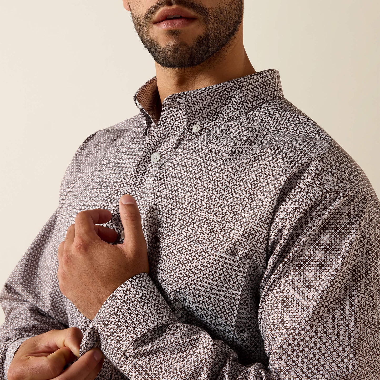 Ariat Men Wrinkle Free Alden Classic Fit Shirt