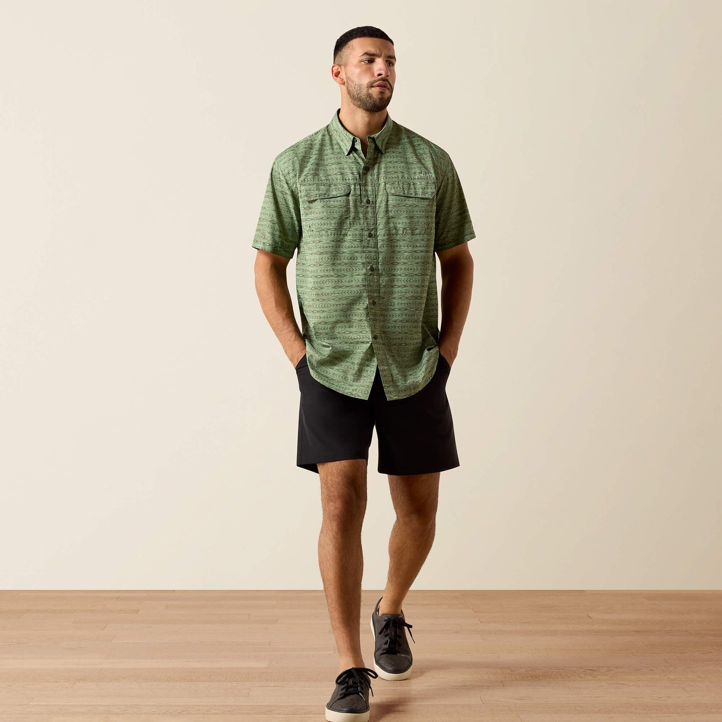 Ariat Men Printed VentTEK Outbound Classic Fit Shirt