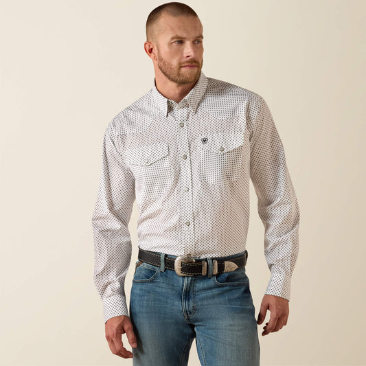 Ariat Men Wrinkle Free Anthony Classic Fit Snap Shirt