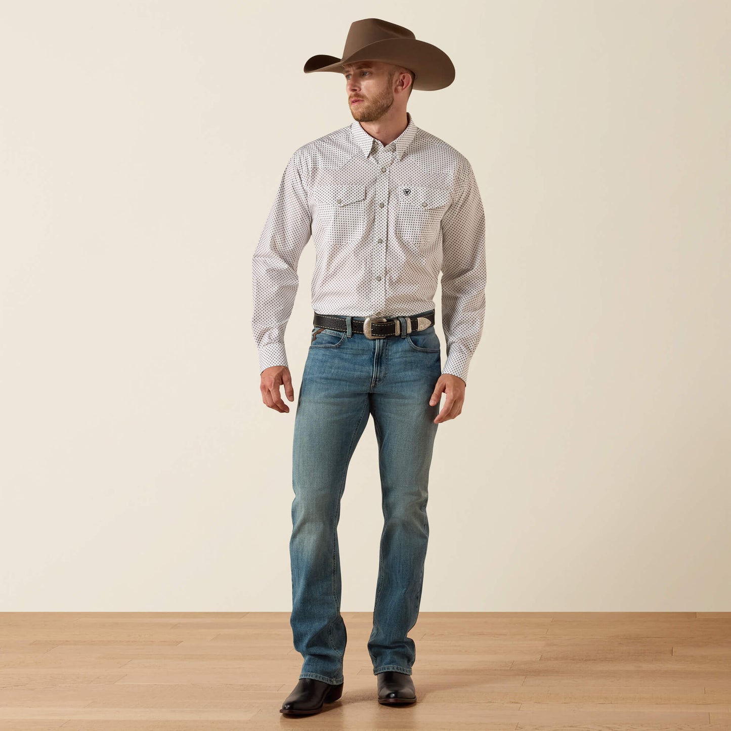 Ariat Men Wrinkle Free Anthony Classic Fit Snap Shirt