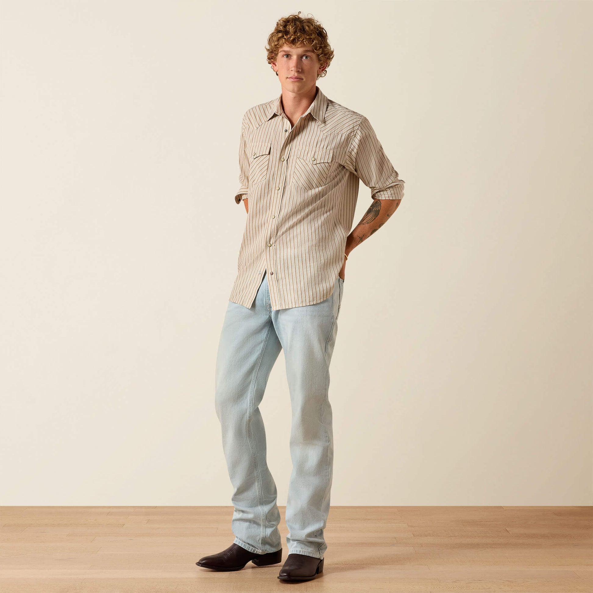 Ariat Men Retro Hesper Fitted Snap Shirt