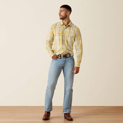 Ariat Men Retro Hux Fitted Snap Shirt