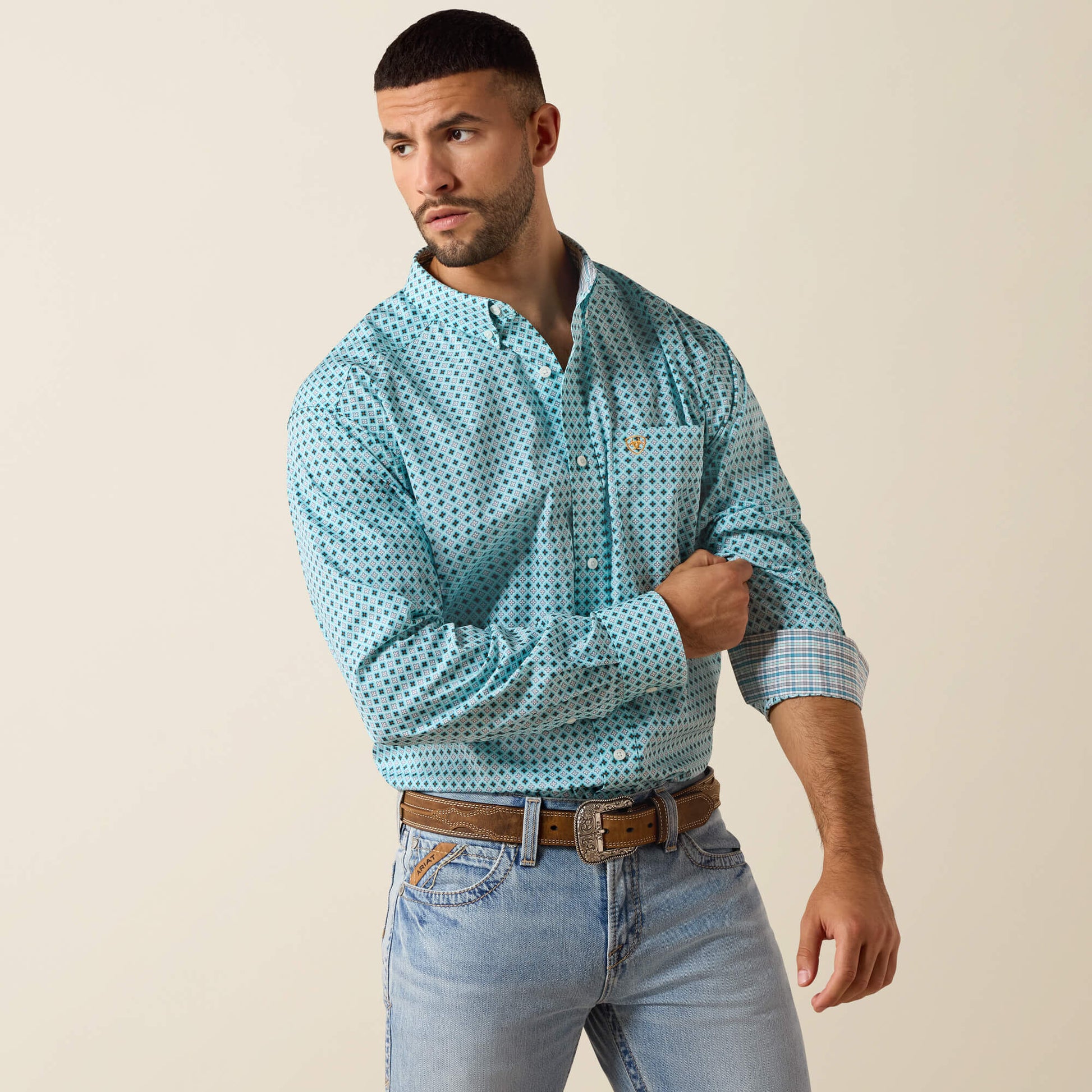 Ariat Men Wrinkle Free Andy Classic Fit Shirt
