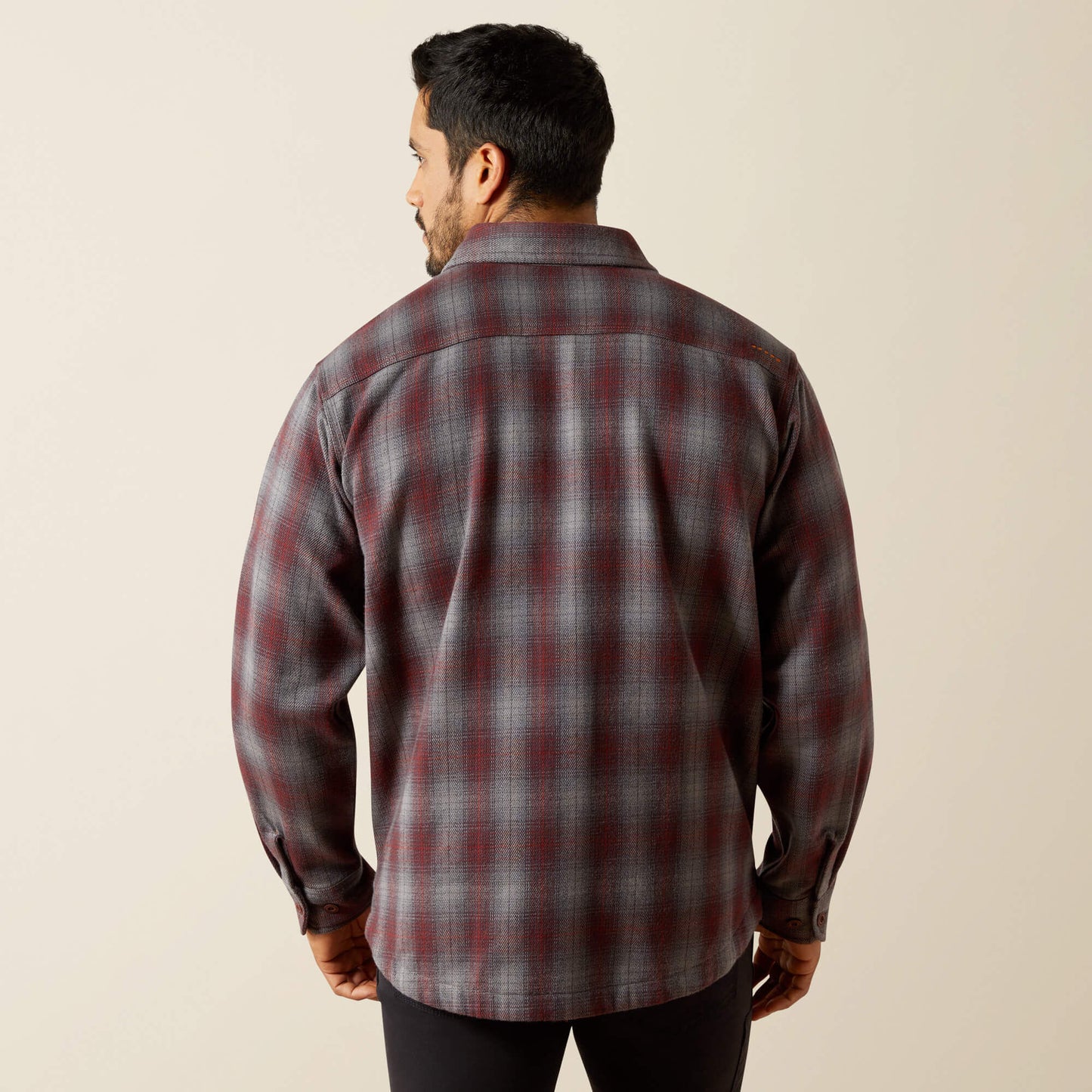 Ariat Men Rebar Heavy Flannel Work Shirt