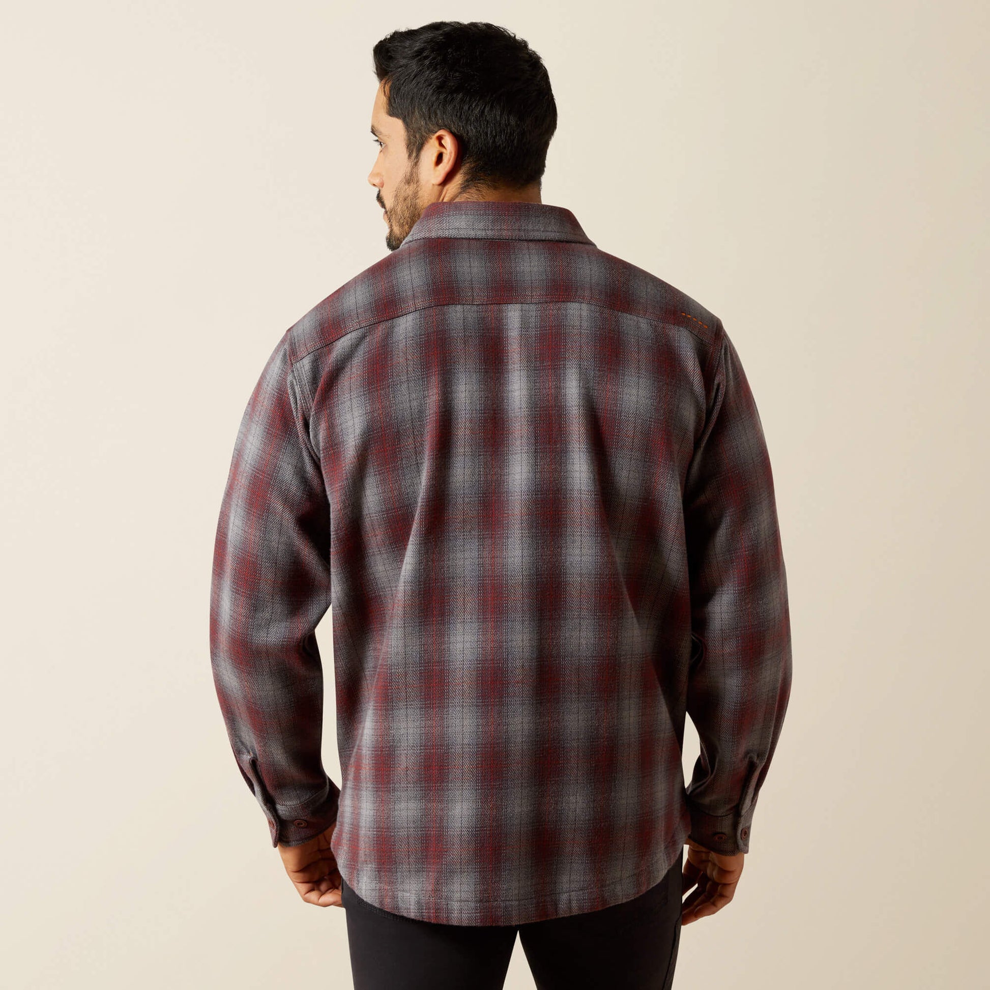 Ariat Men Rebar Heavy Flannel Work Shirt