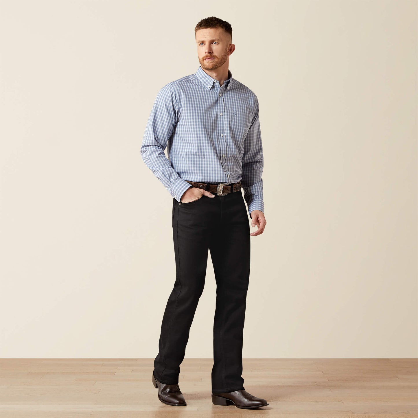 Ariat Men Wrinkle Free Brett Fitted Shirt