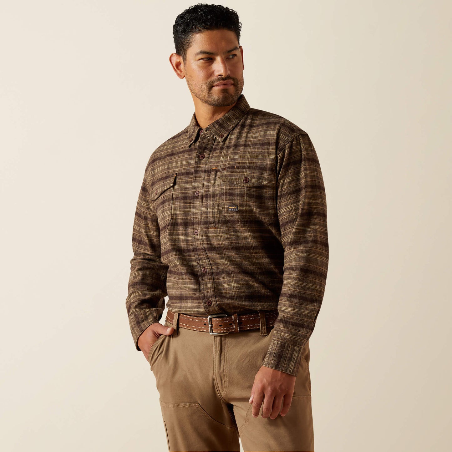 Ariat Men Rebar Flannel DuraStretch Work Shirt
