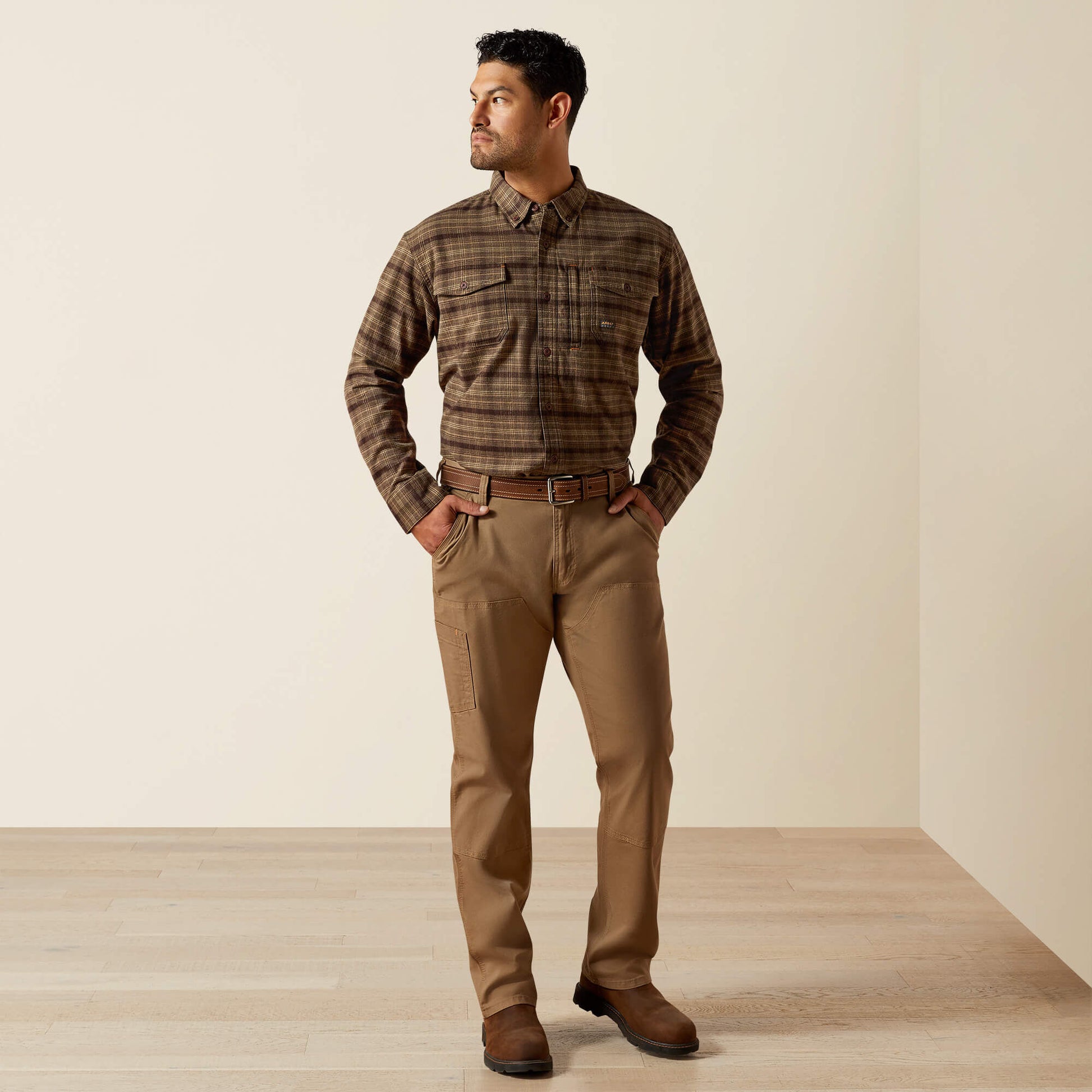 Ariat Men Rebar Flannel DuraStretch Work Shirt