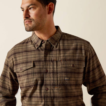 Ariat Men Rebar Flannel DuraStretch Work Shirt