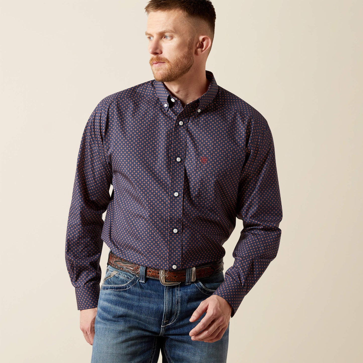 Ariat Men Wrinkle Free Briggs Classic Fit Shirt