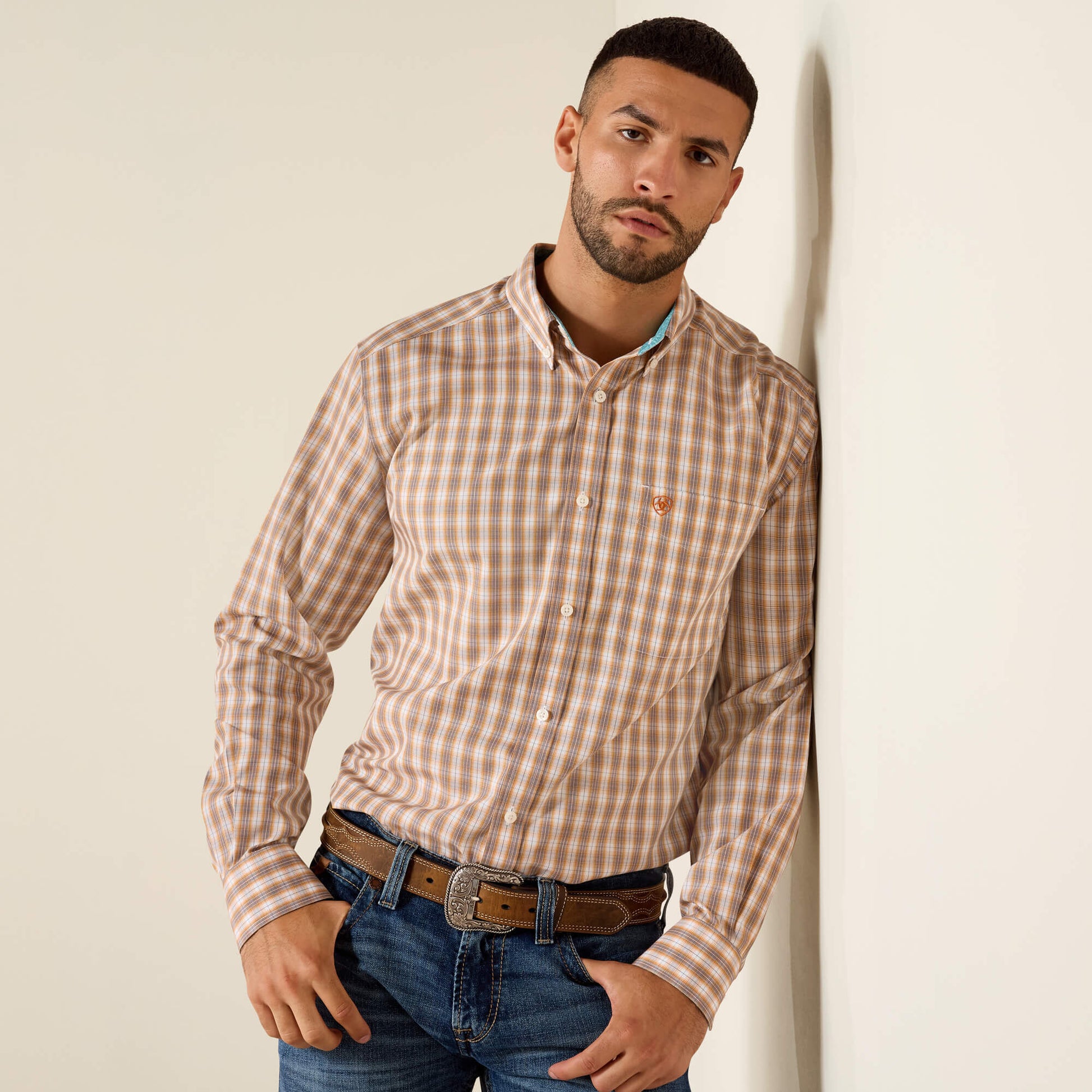 Ariat Men Wrinkle Free Ayden Fitted Shirt