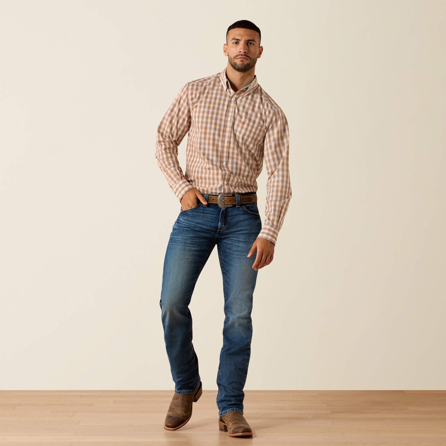 Ariat Men Wrinkle Free Ayden Fitted Shirt