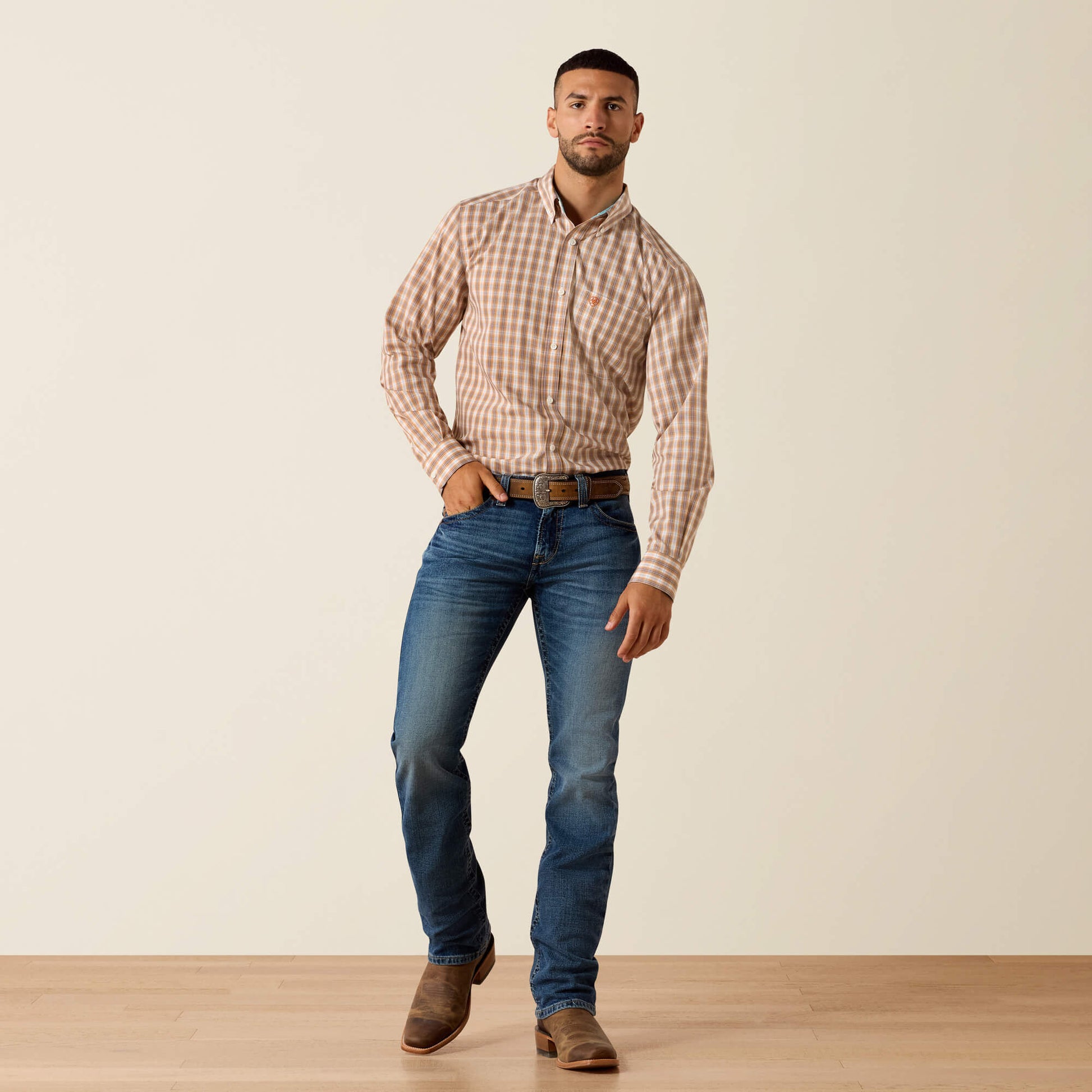 Ariat Men Wrinkle Free Ayden Fitted Shirt