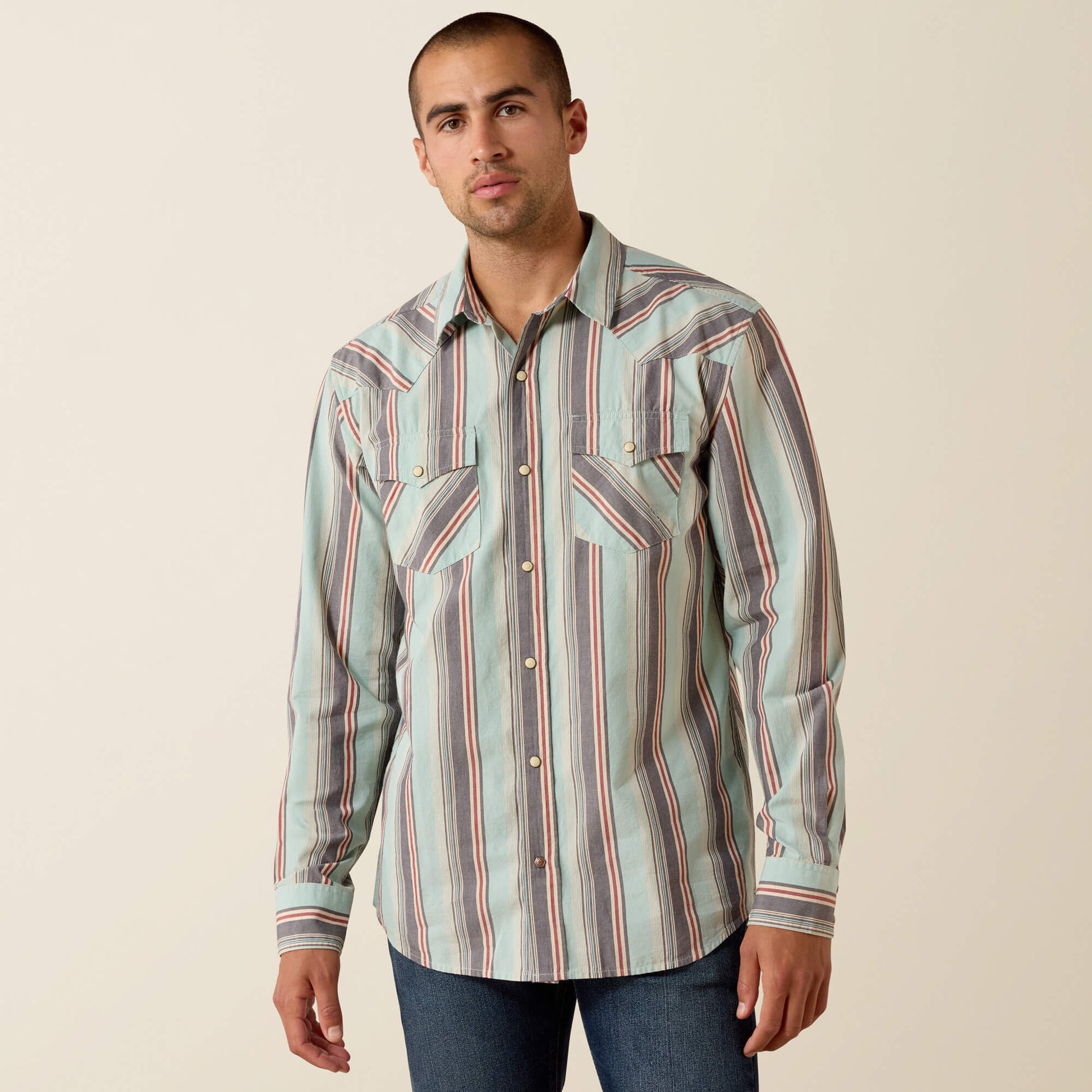 Ariat Men Retro Hesperus Fitted Snap Shirt