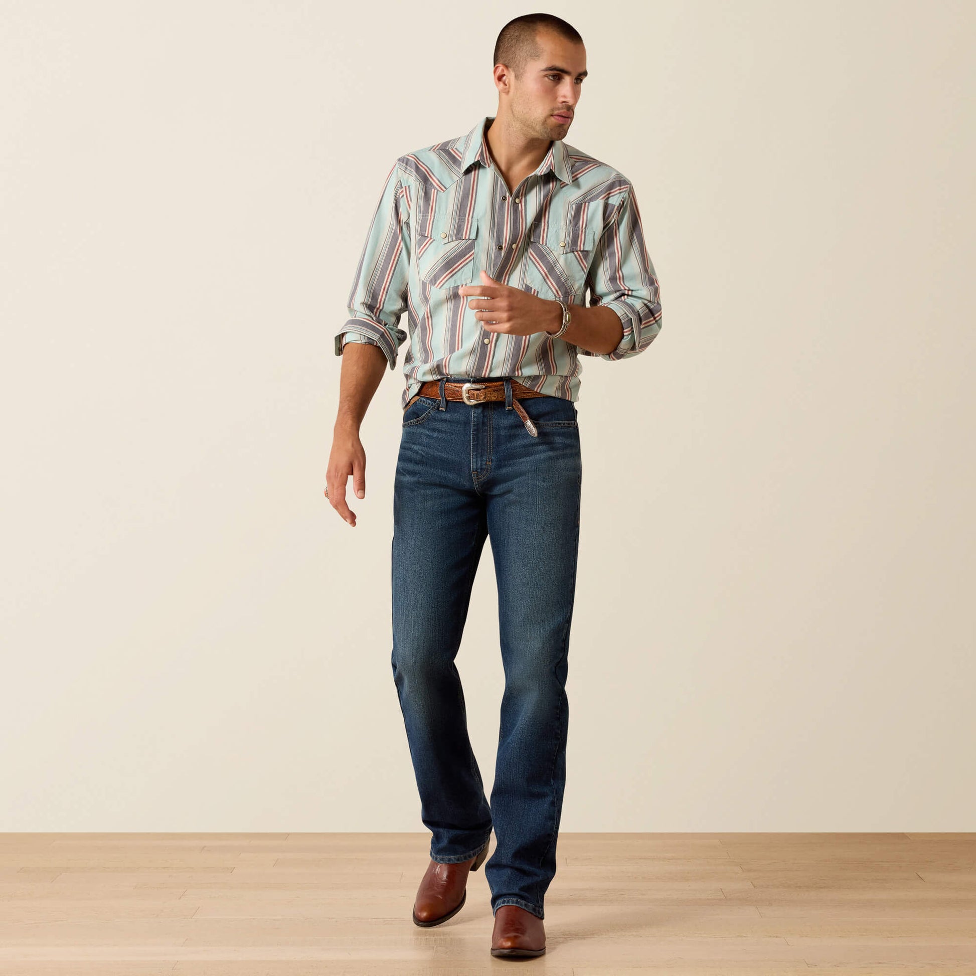 Ariat Men Retro Hesperus Fitted Snap Shirt