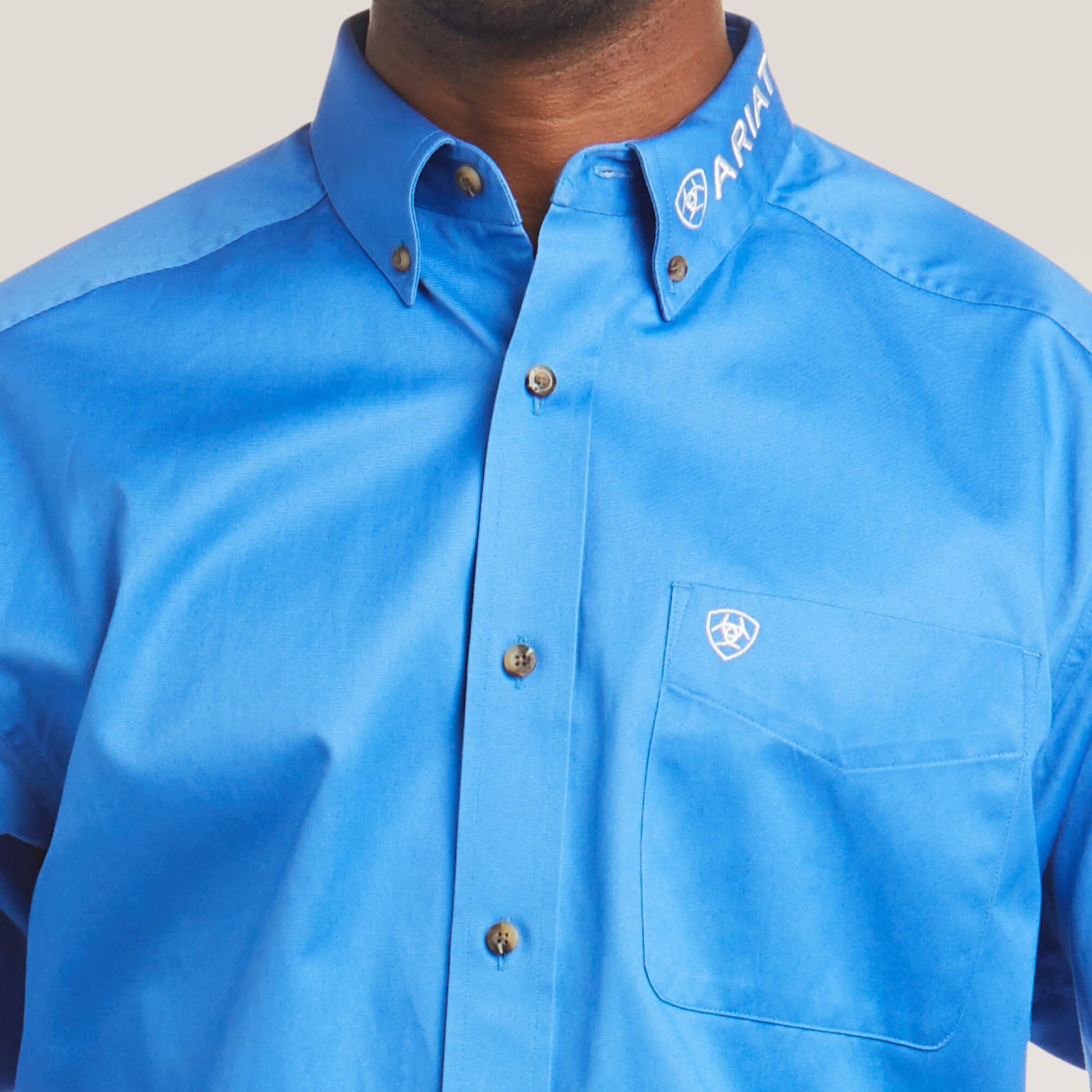 Ariat Men Team Logo Twill Classic Fit Shirt