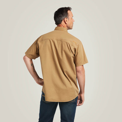 Ariat Men Rebar Washed Twill Work Shirt