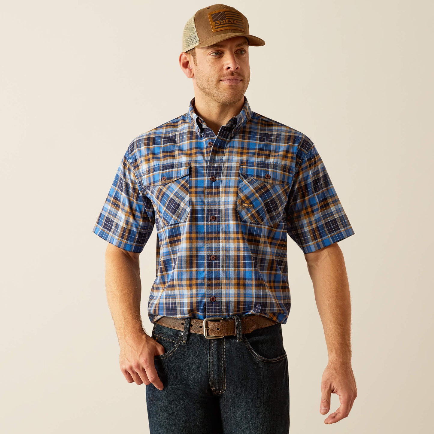 Ariat Men Rebar Made Tough DuraStretch Work Shirt