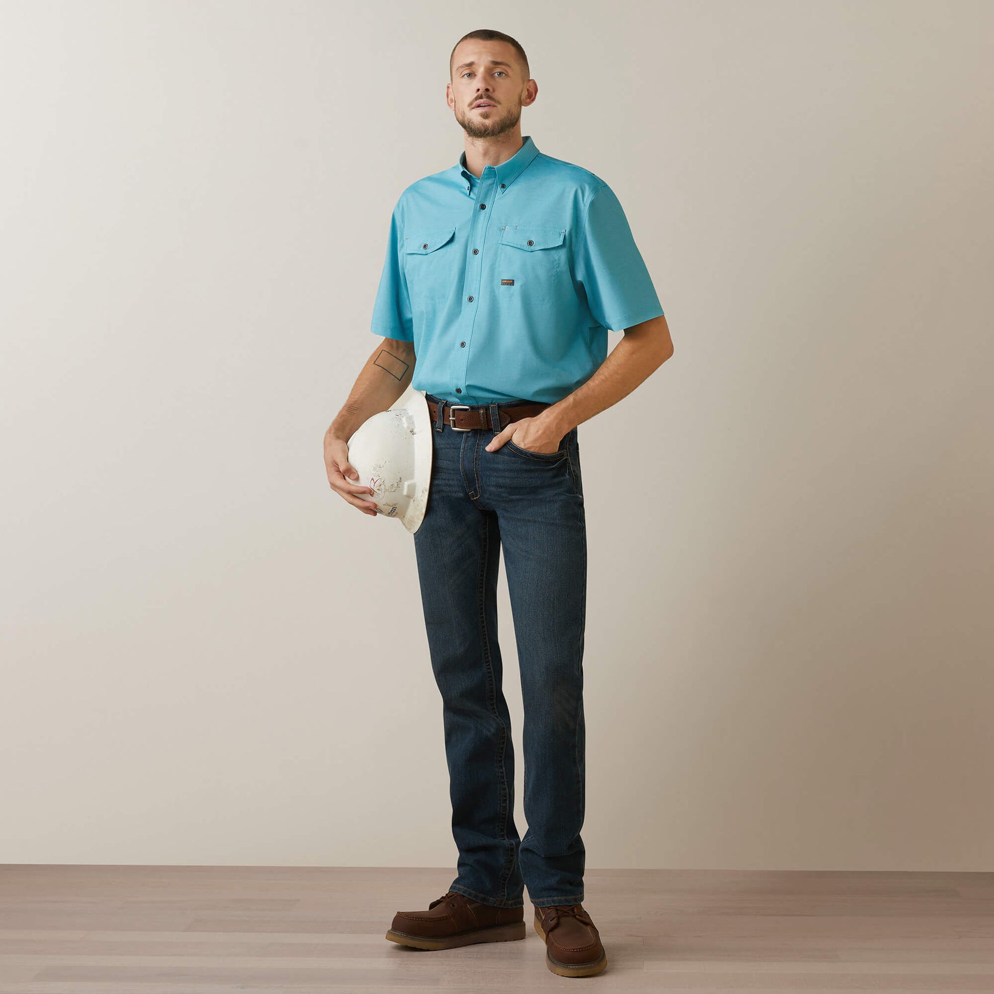 Ariat Men Rebar Made Tough VentTEK DuraStretch Work Shirt
