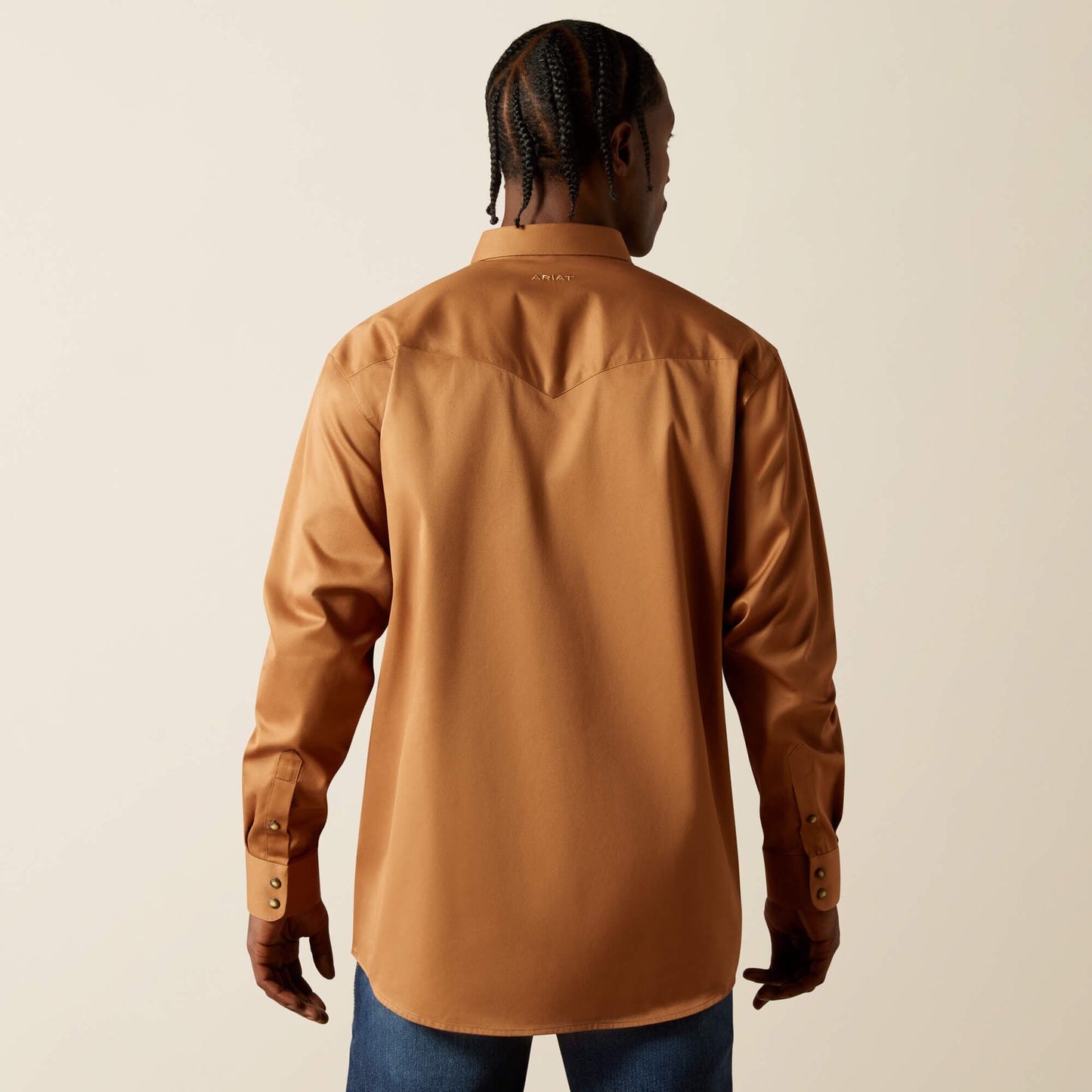 Ariat Men Solid Twill Classic Fit Shirt