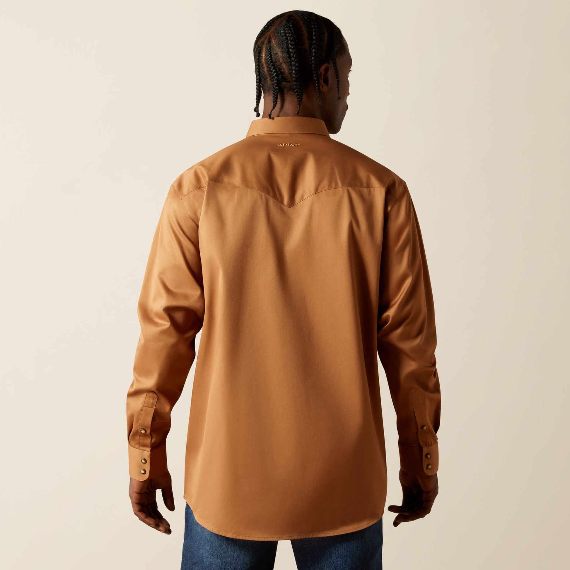 Ariat Men Solid Twill Classic Fit Shirt
