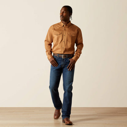 Ariat Men Solid Twill Classic Fit Shirt