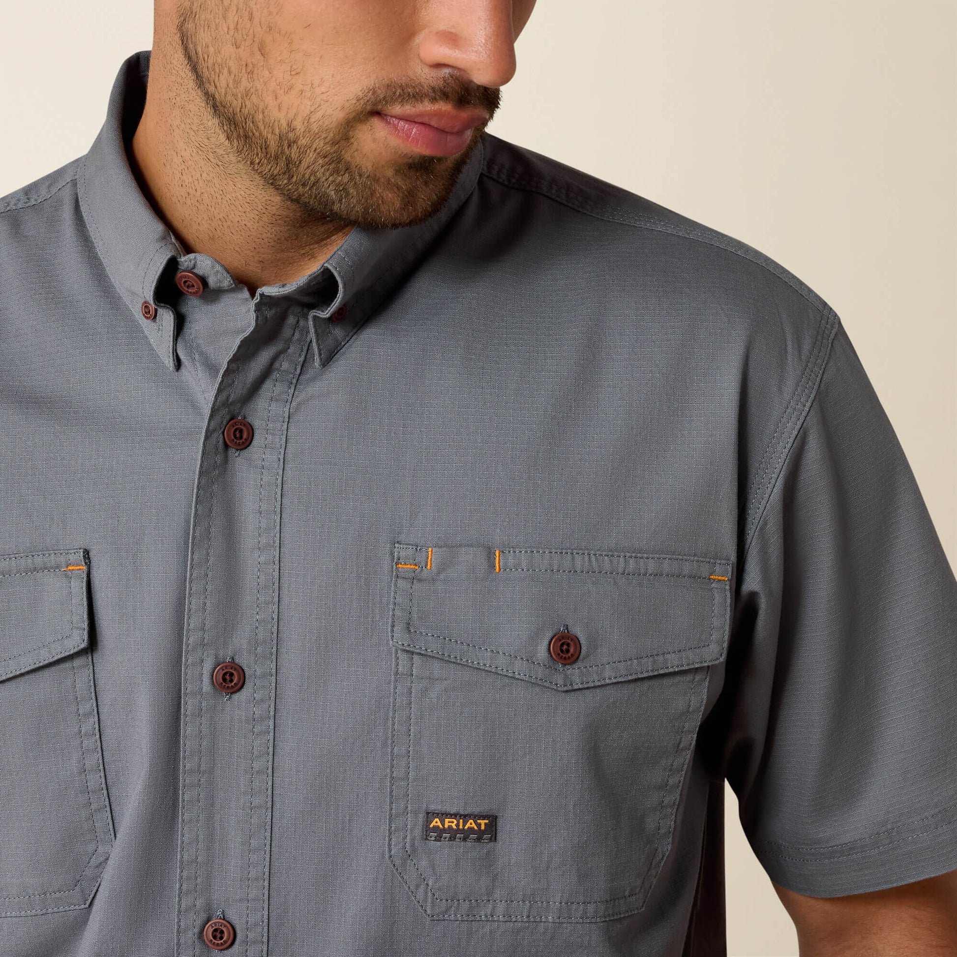 Ariat Men Rebar Made Tough DuraStretch Work Shirt