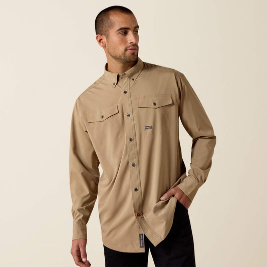 Ariat Men Rebar Made Tough VentTEK DuraStretch Work Shirt