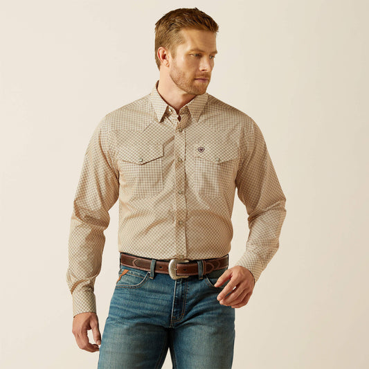 Ariat Men Wrinkle Free Eddie Fitted Shirt