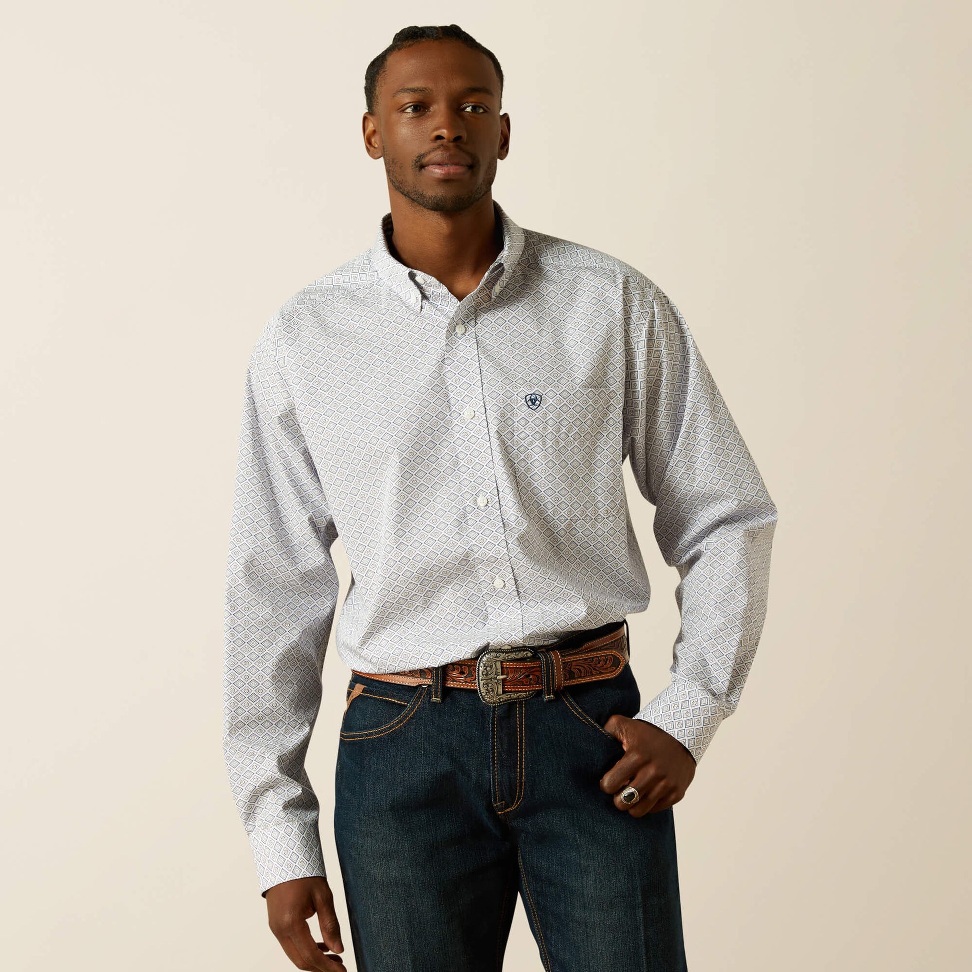 Ariat Men Wrinkle Free Declan Classic Fit Shirt