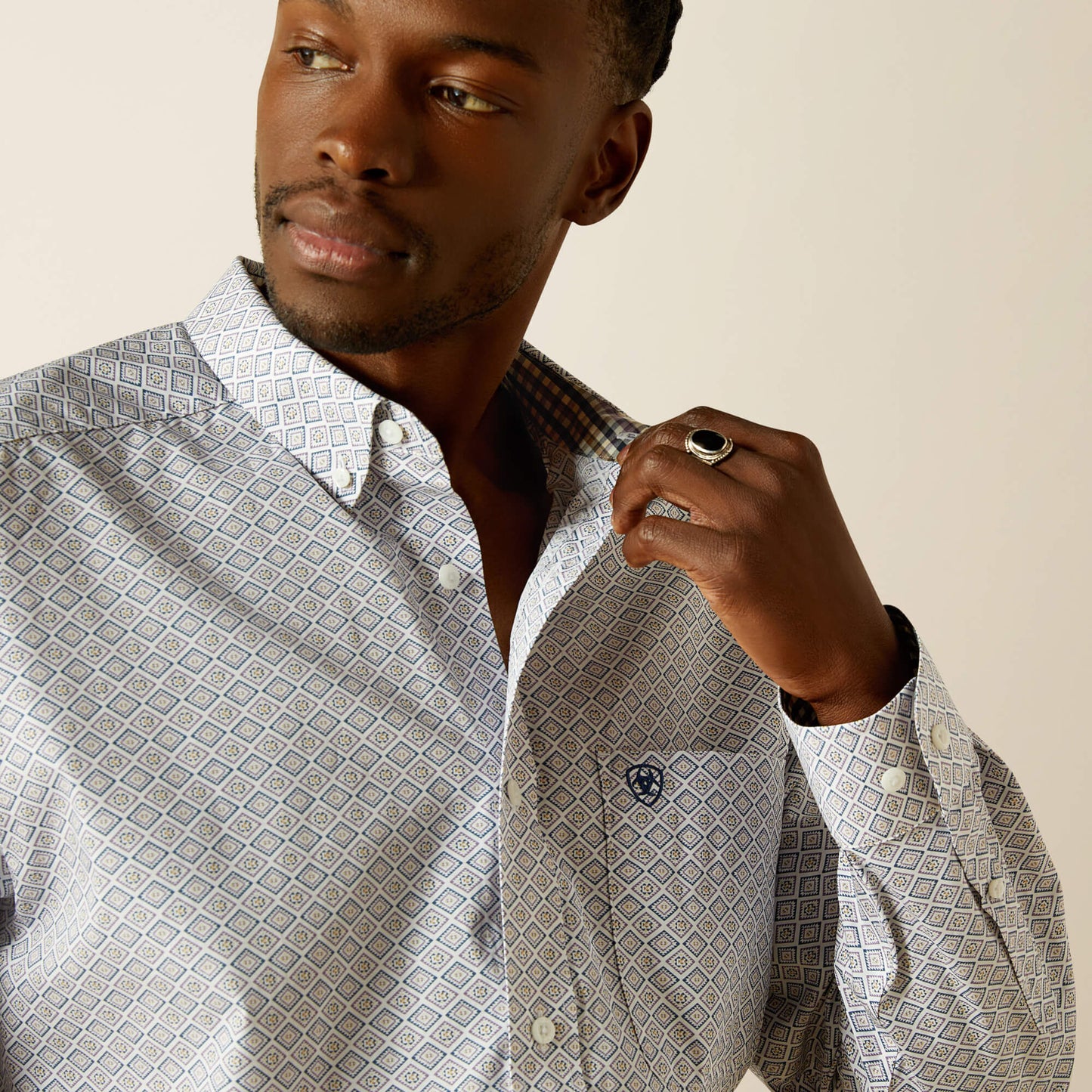 Ariat Men Wrinkle Free Declan Classic Fit Shirt