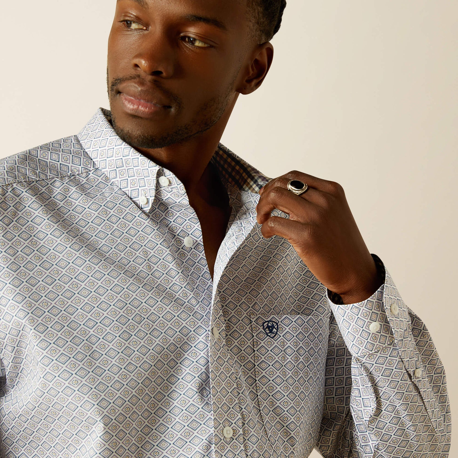 Ariat Men Wrinkle Free Declan Classic Fit Shirt