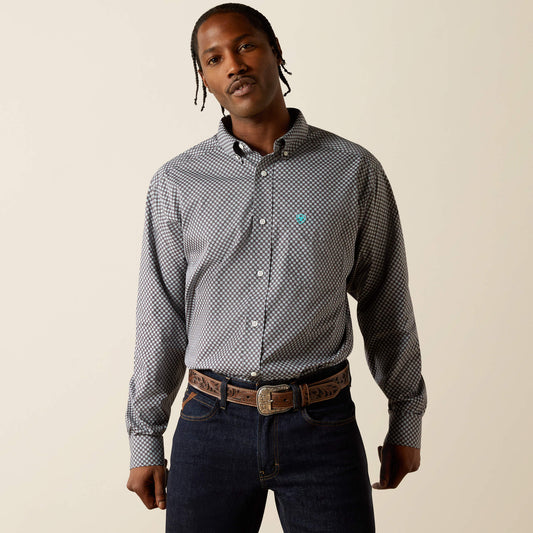 Ariat Men Wrinkle Free Caleb Classic Fit Shirt