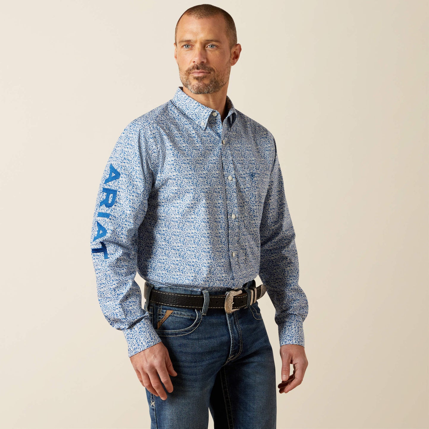 Ariat Men Team Parks Fitted Shirt