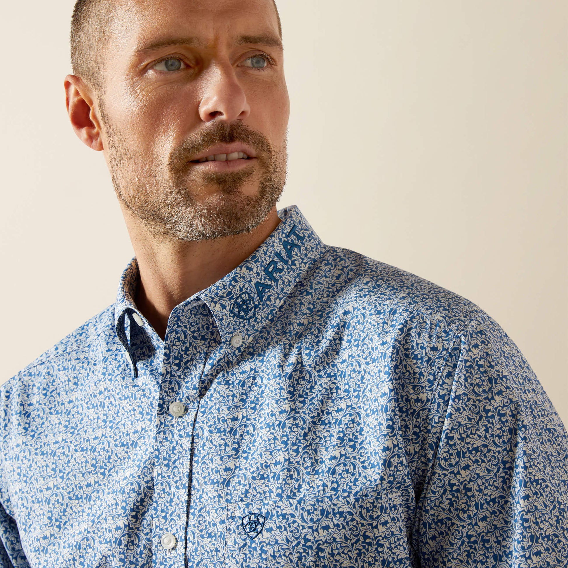 Ariat Men Team Parks Fitted Shirt