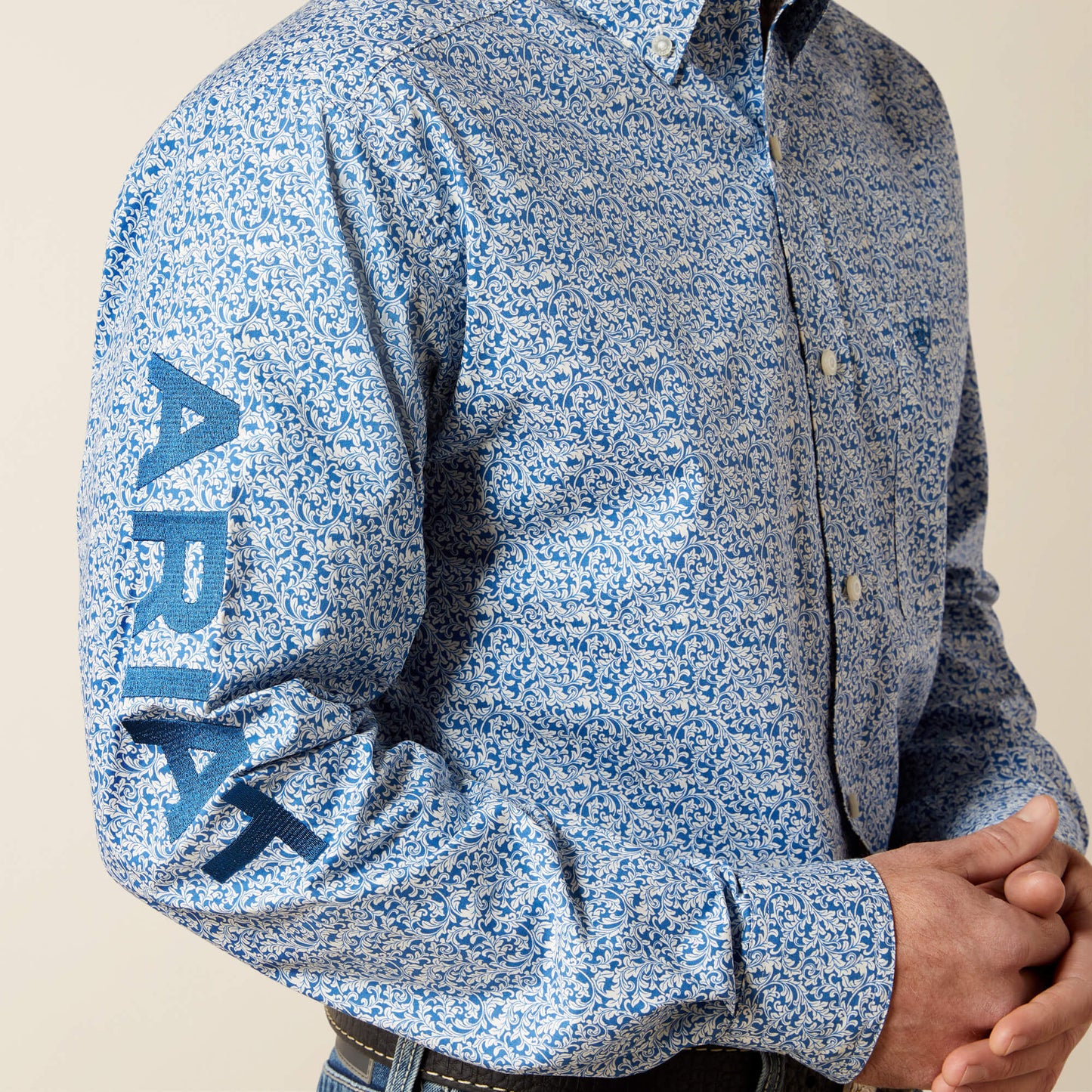 Ariat Men Team Parks Fitted Shirt