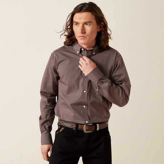 Ariat Men Wrinkle Free Arthur Classic Fit Shirt