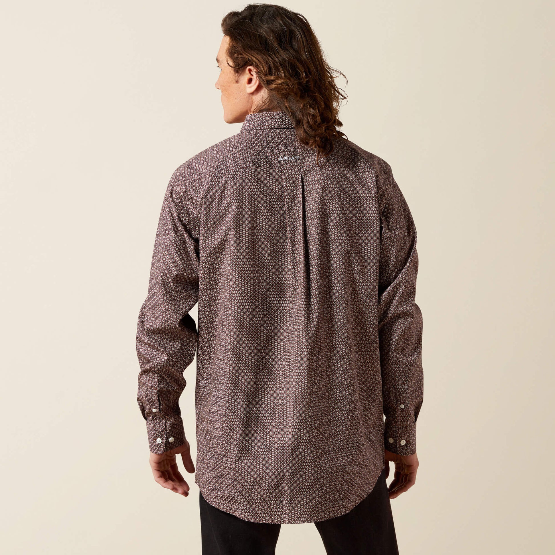 Ariat Men Wrinkle Free Arthur Classic Fit Shirt