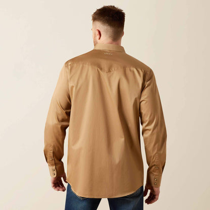Ariat Men Solid Twill Fitted Shirt