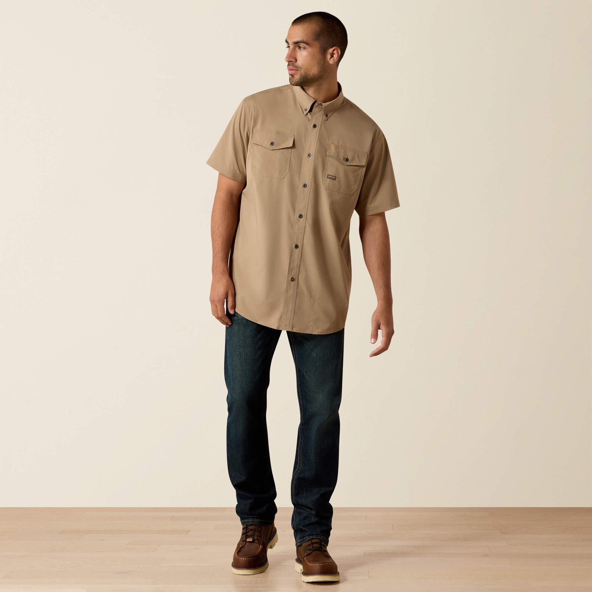 Ariat Men Rebar Made Tough VentTEK DuraStretch Work Shirt