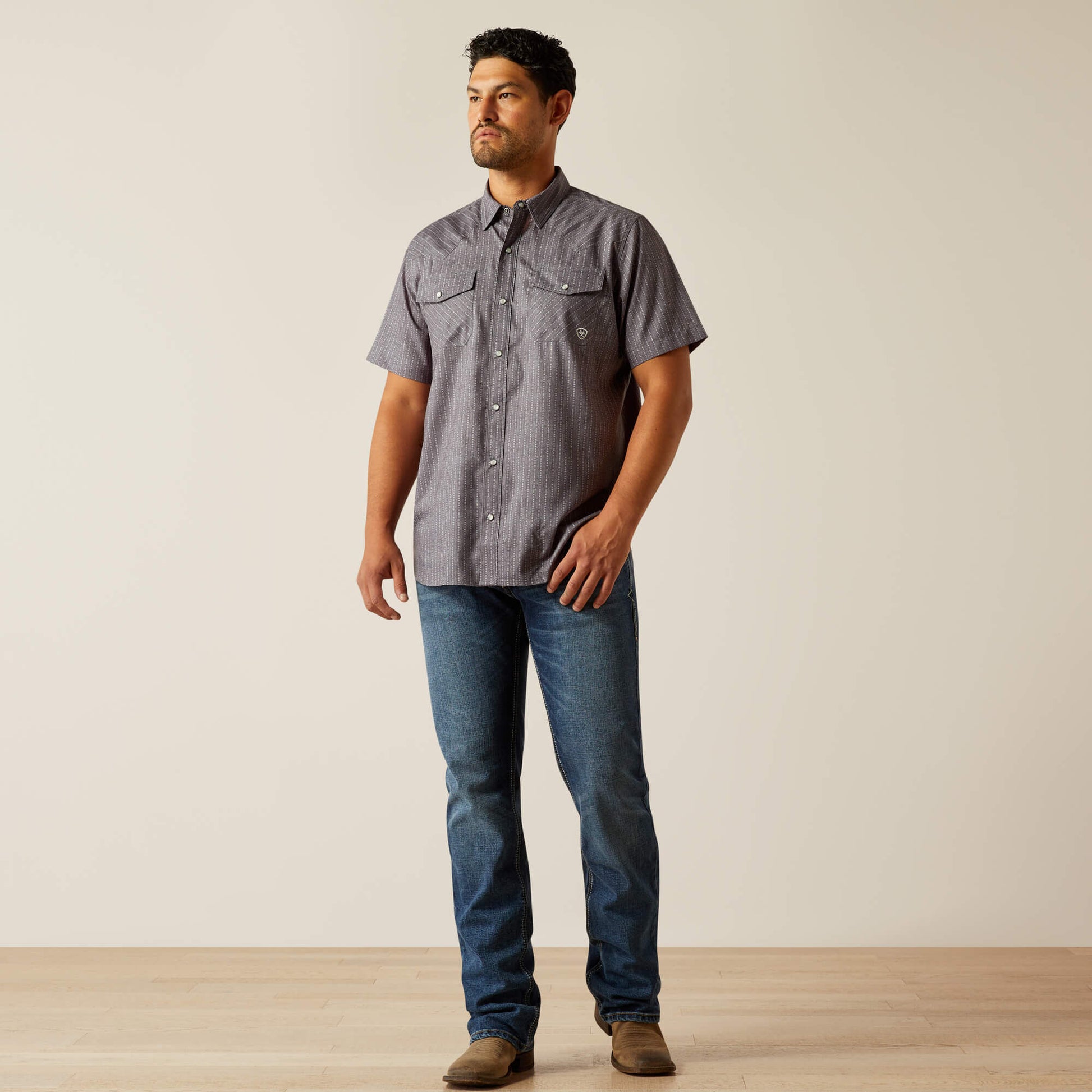 Ariat Men VentTEK Western Fitted Snap Shirt